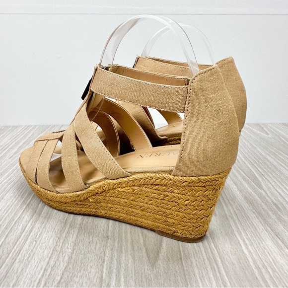 Lauren By Ralph Lauren Womens Kelcie Fabric
Open Toe Casual Espadrille Sandals - Picture 9 of 12
